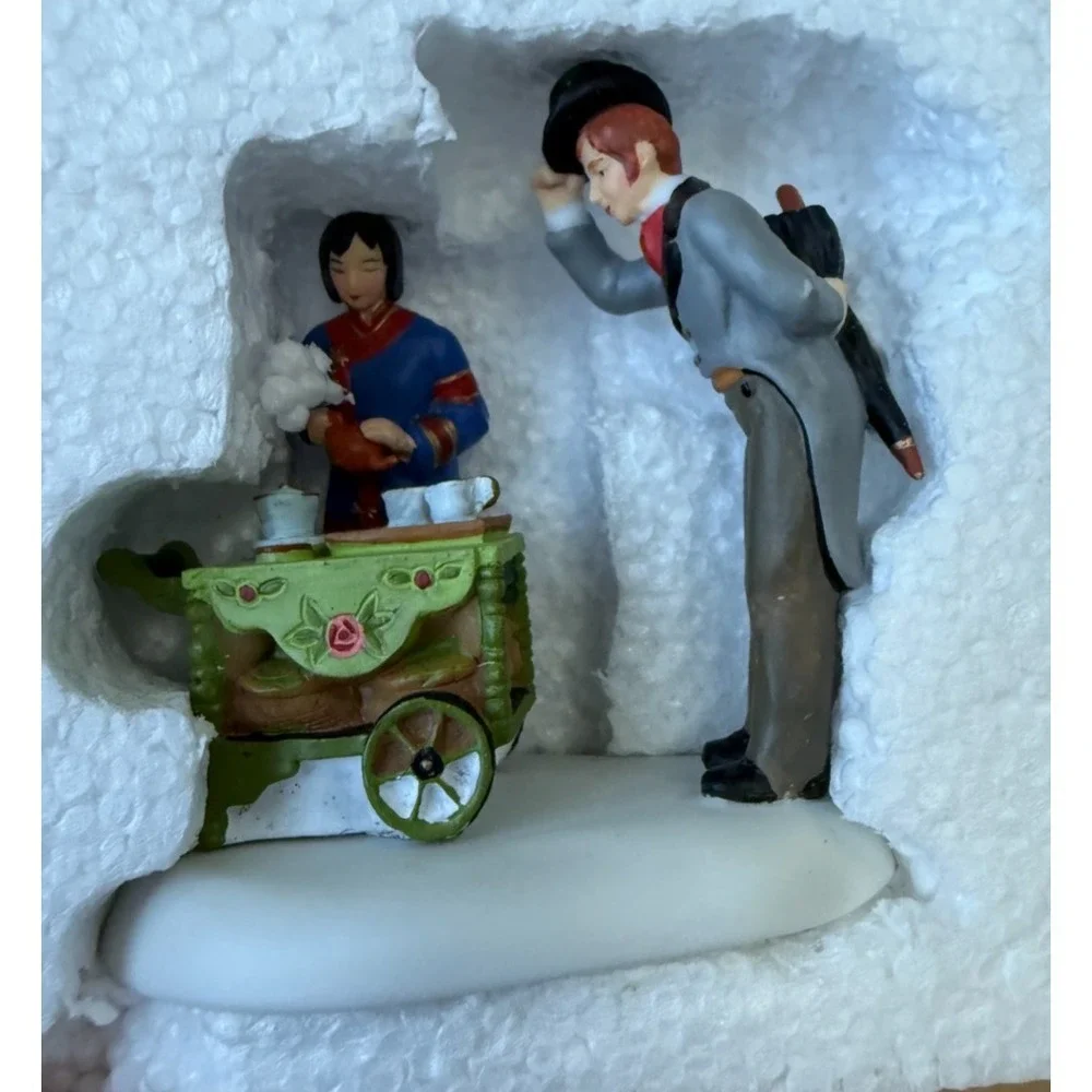 Department 56 Dickens Village Series Tea Time Figurine 799950 Rare